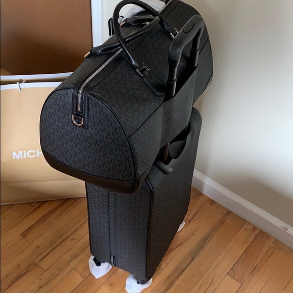 Michael Kors Bags Michael Kors Carry On Luggage Trolleyduffle Black